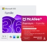 Microsoft 365 Famille  + McAfee+ Premium Family  | 1 An