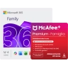 Microsoft 365 Family + McAfee+ Premium Family | 1 Anno