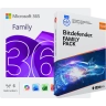 Microsoft 365 Family | 6 gebruikers + Bitdefender Family Pack | Onbeperkt aantal gebruikers | 1 jaar