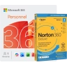 Microsoft 365 Personnel + Norton 360 Deluxe | 3 appareils | 1 an